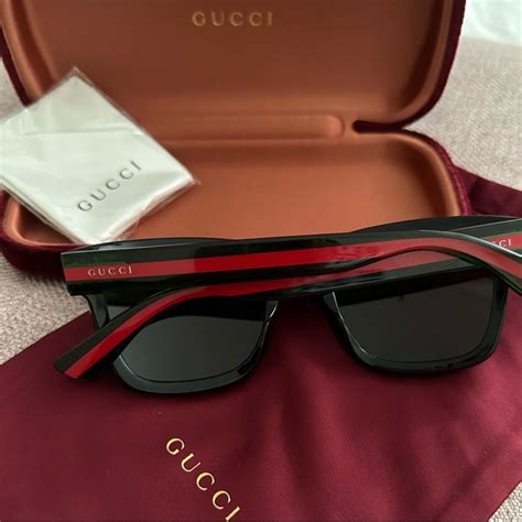 gucci sunglasses red|gucci sunglasses red green stripe.